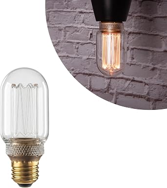 Decorative Light Bulb E26 Vintage Edison LED Dim Soft Warm Clear T45