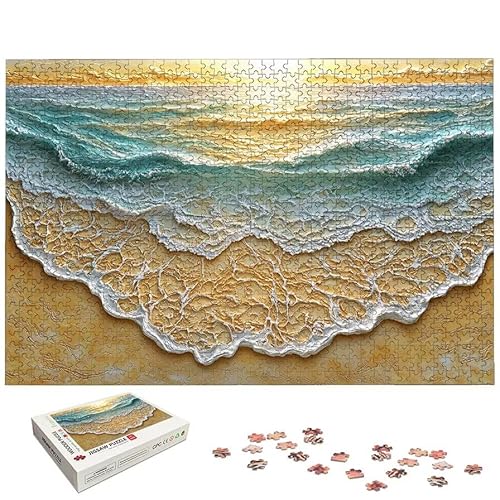 �r�[�` �p�Y�� 3000�s�[�X�A��l���� �ؐ� 3000�s�[�X �W�O�\�[�p�Y�� (122x80cm)�A���i Puzzle ����������t���ADIY ��l���� ��� ���� �Ƒ��Ŋy���߂��肪���̂���Q�[���A�C���e���A�A�M�t�g�ɍœK�AHome Decor�A