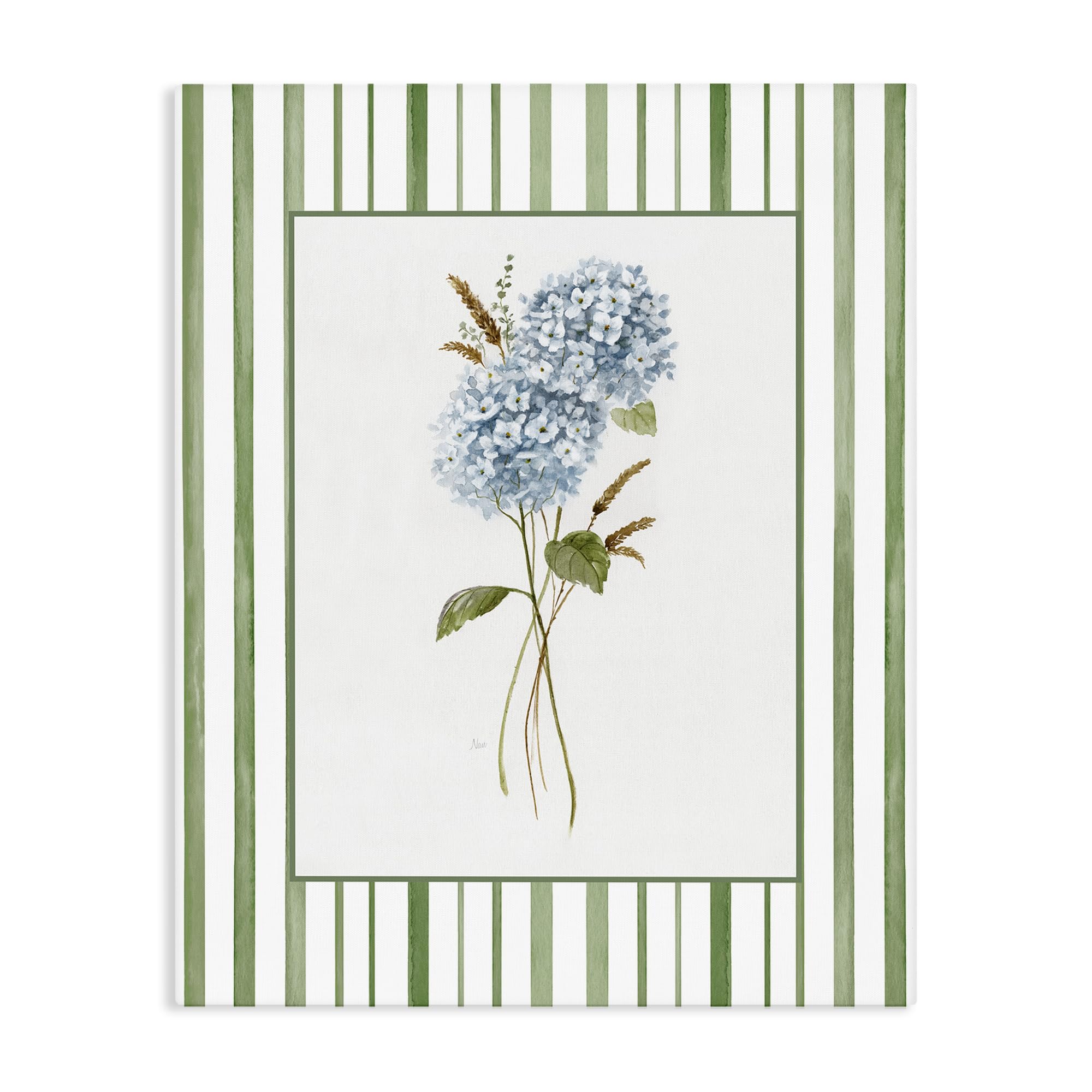 Stupell Industries Unframed 'Blue Hydrangea & Dried Wheat'| Canvas Art