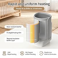 Vista 4 de Calentador de botellas con pantalla digital, control preciso de temperatura