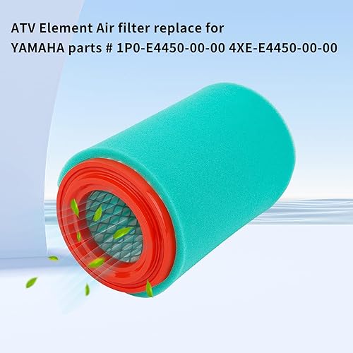 Miniatura 8 de 1 filtro de aire 1P0-E4450-00-00 compatible con Yamaha Big Bear 400 YFM250X YFM250B 2x4 YFM400 4x4 YFM400FB YFM400F Bear Tracker 250 Bruin 250