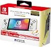 連射・連射ホールド機能搭載任天堂ライセンス商品グリップコントローラー Fit for Nintendo Switch LIGHT GRAY×YELLOWNintendo Switch対応