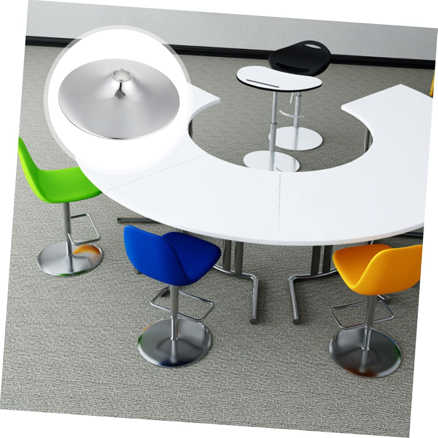 Aluminum Alloy Round Base Bar Table Holder Furniture Holding Base Modern Design for Bistro Table Home Decor