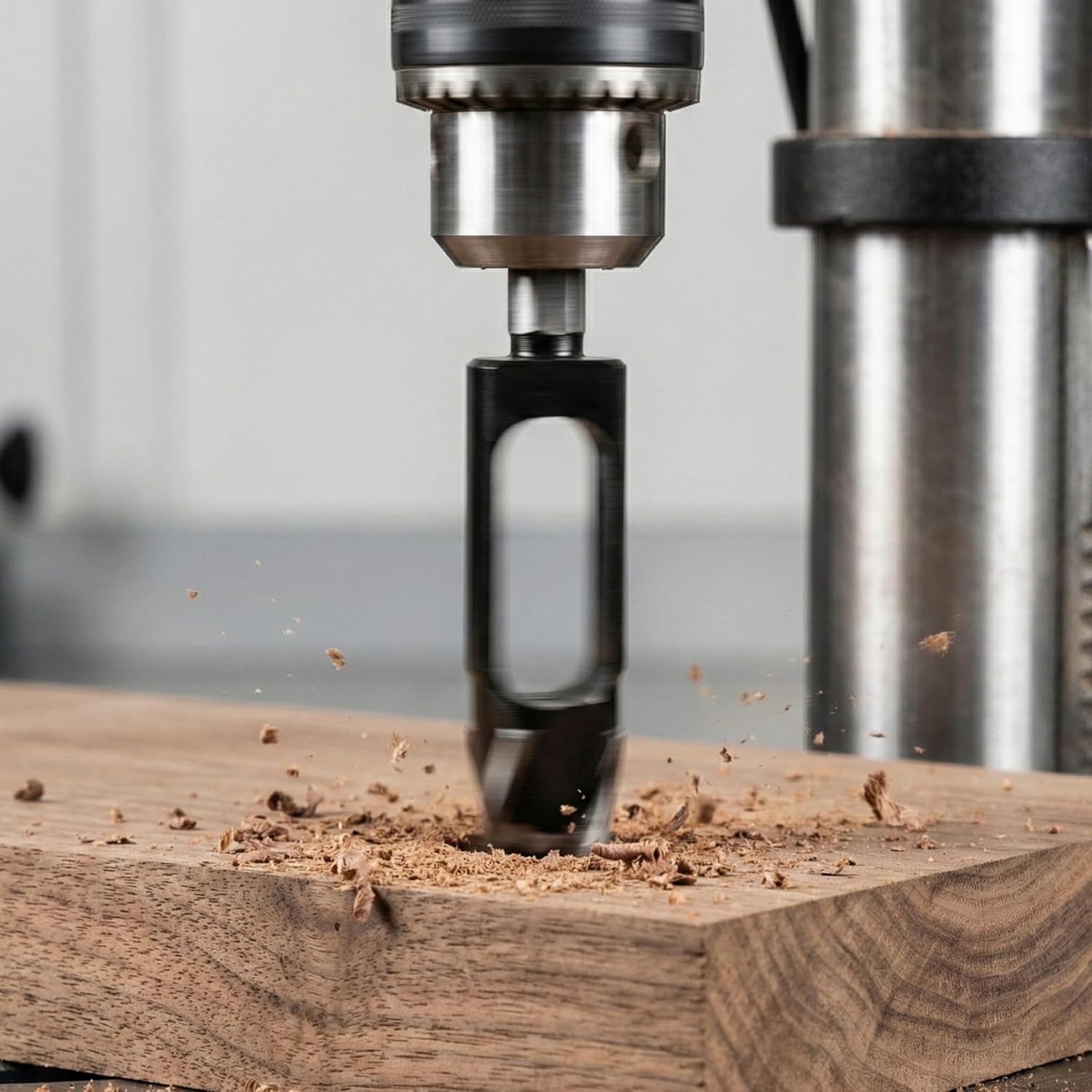 Wood Plug Cutter Set 5PCS, Tenon Dowel Cutter Hex Shank, Inner Dia 3/8'' 1/2'' 5/8'' 3/4'' 1'' Tenon Maker Dowel Cutting Tools, Drill Bits for Woodworking Furniture Making
