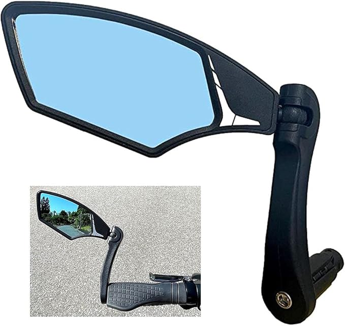Hafny Bar End Bike Mirror HFM900LBFR04 (Antiglare Blue Left