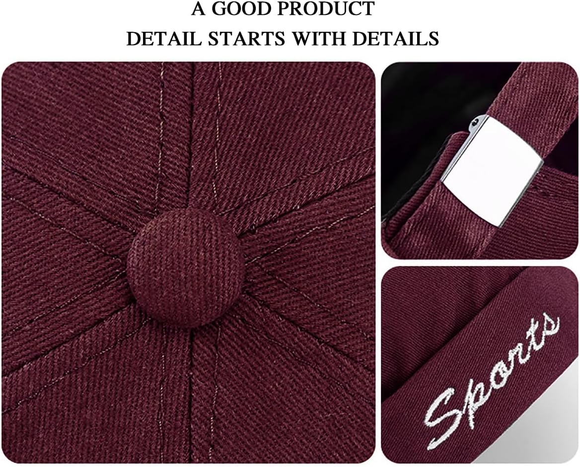 Men's Docker Cap Rolled Cuff Retro Beanie Brimless Hats for Men Adjustable Flip Sailor Skullcap - Image 6