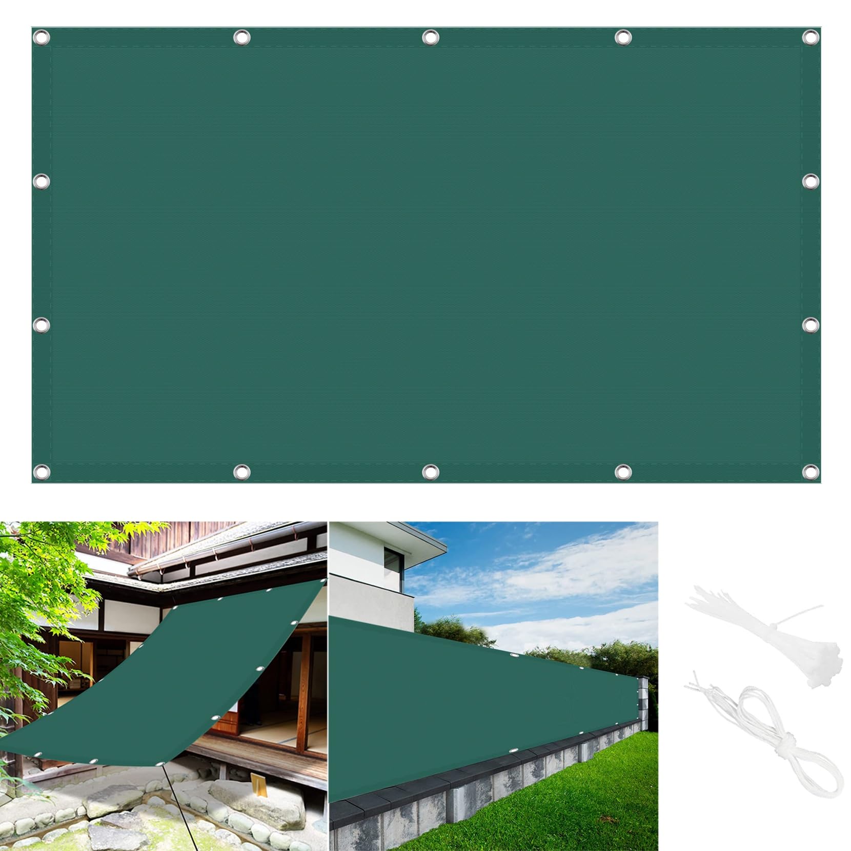 Toile d'ombrage pour restaurant et jardin préservant la fraîcheur extérieure