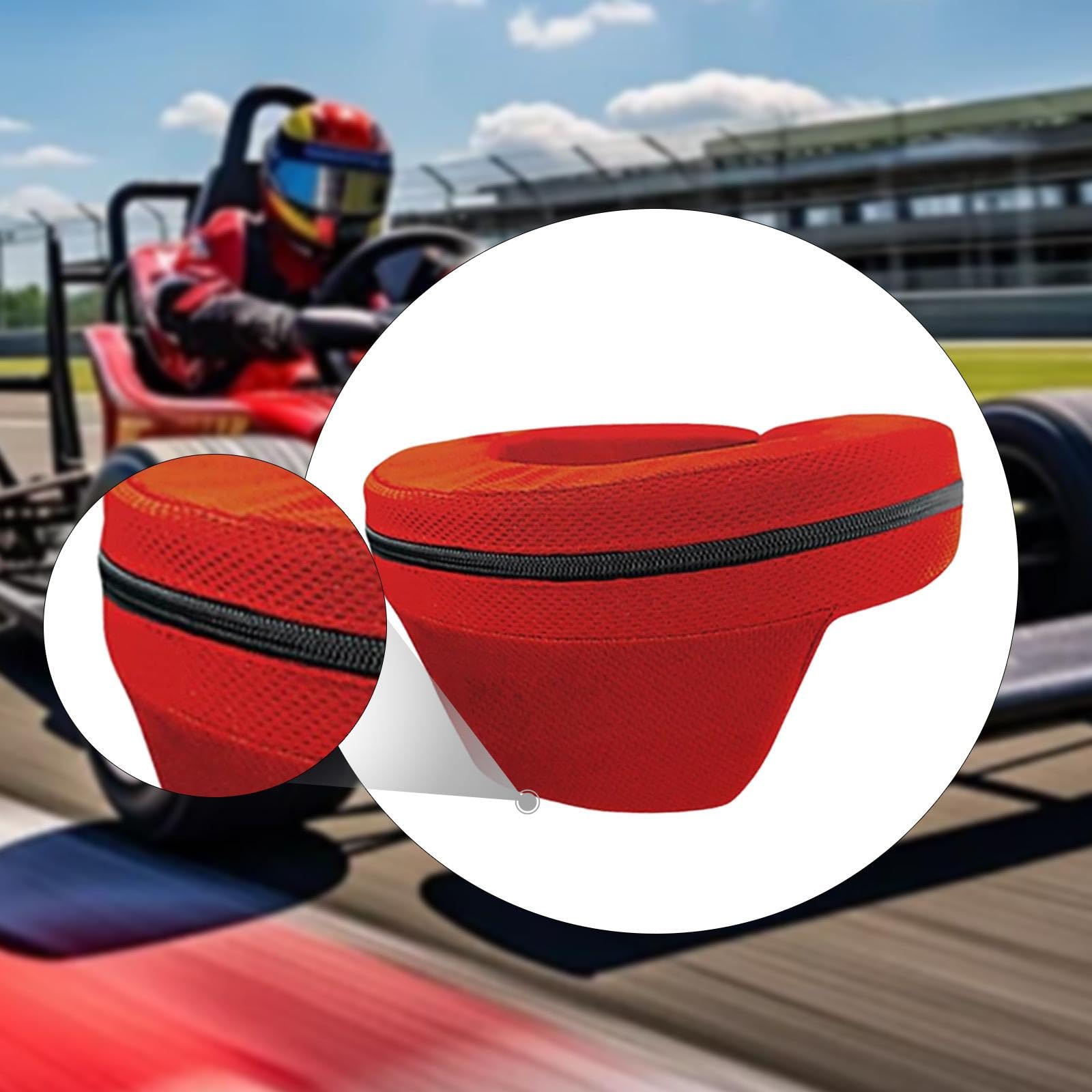 F Fityle Protezione per il collo del, protezione per il collo, accessori multiuso, assorbimento degli urti per giochi su circuito, esercizi e, Adulto Rosso