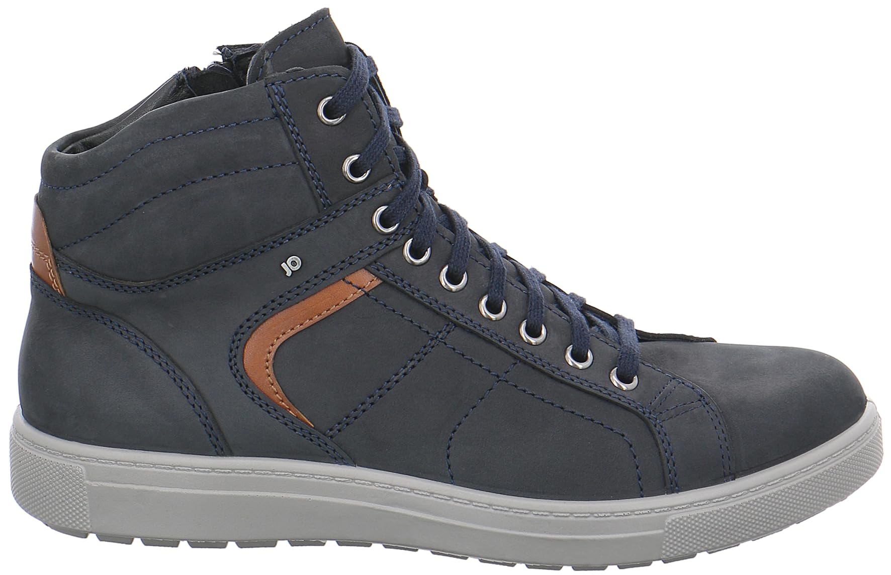 JOMOS Men's Rally Snow Boots, Midnight Blue/Cognac, 42 EU