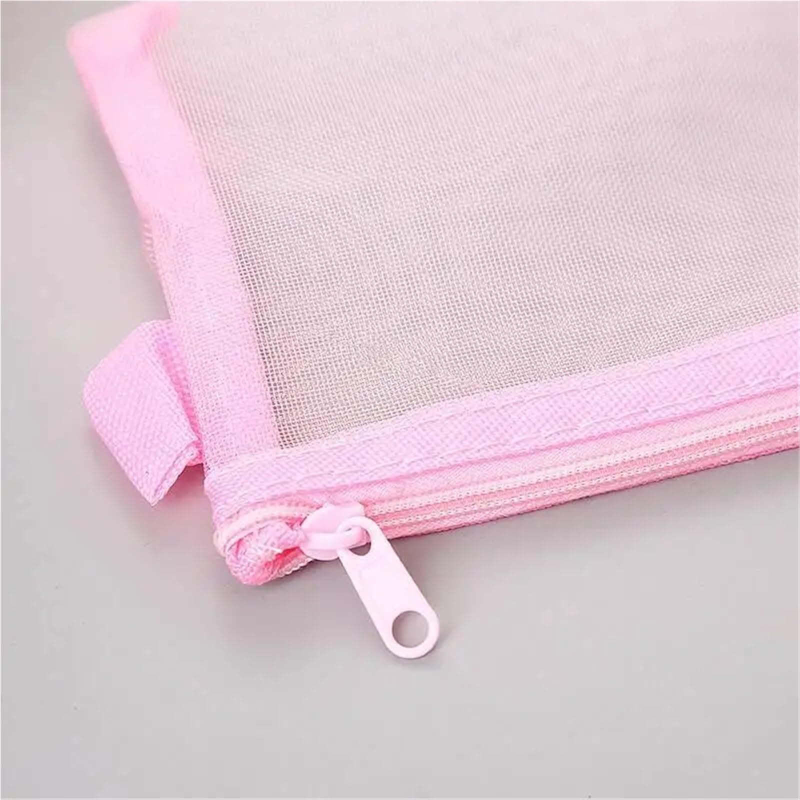bolsas Ziploc reutilizables, Paquete multicolor de 20x10,7 cm 20 útiles escolares lápiz y bolígrafo(Pink)