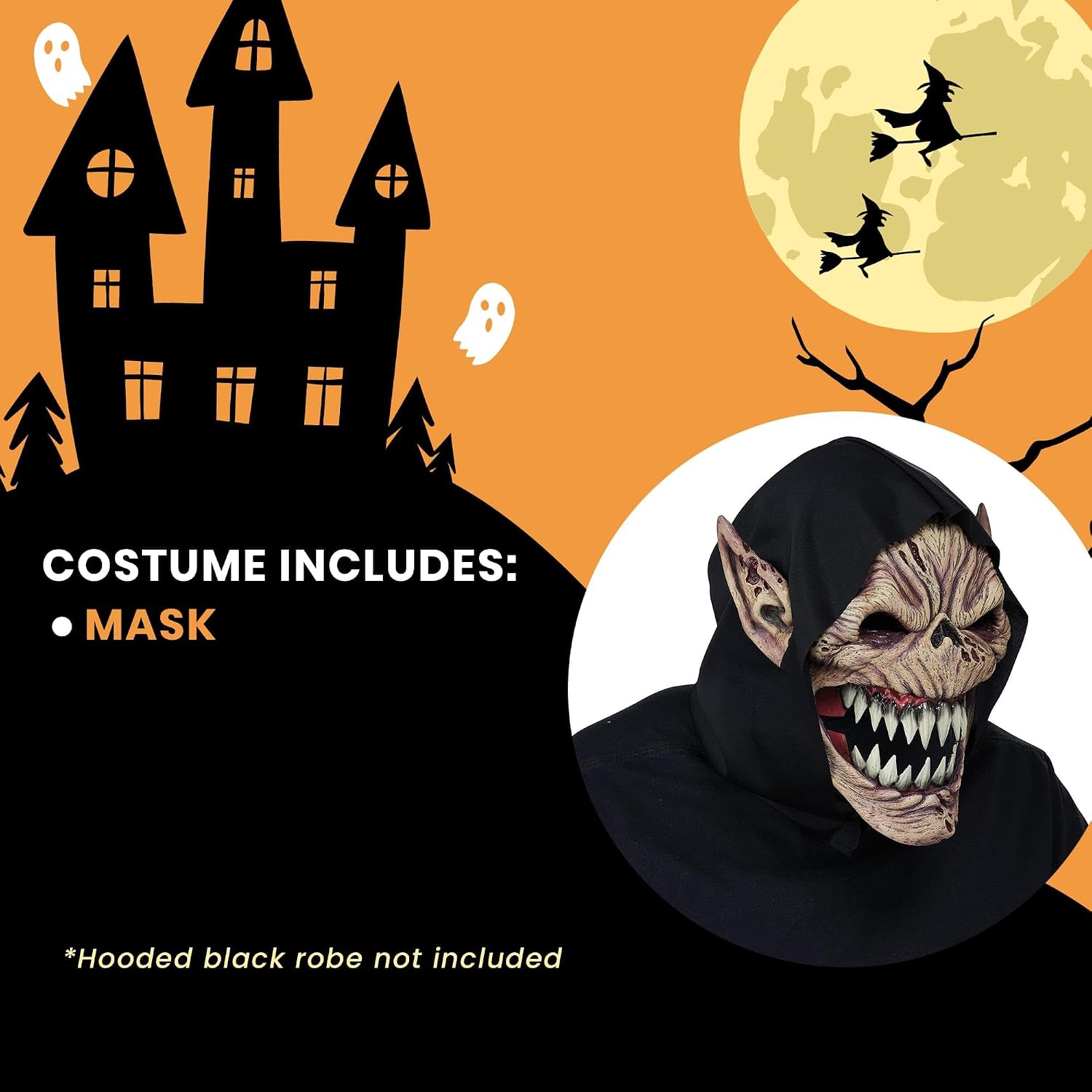 California Costumes, Fright Fiend, Adult Ani-Motion Mask