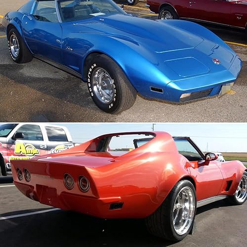 Miniatura 5 de Lente ahumada para 1974-1979 Chevy Corvette C3 parachoques trasero y delantero lado lado marcador carcasas de luz 4 unids