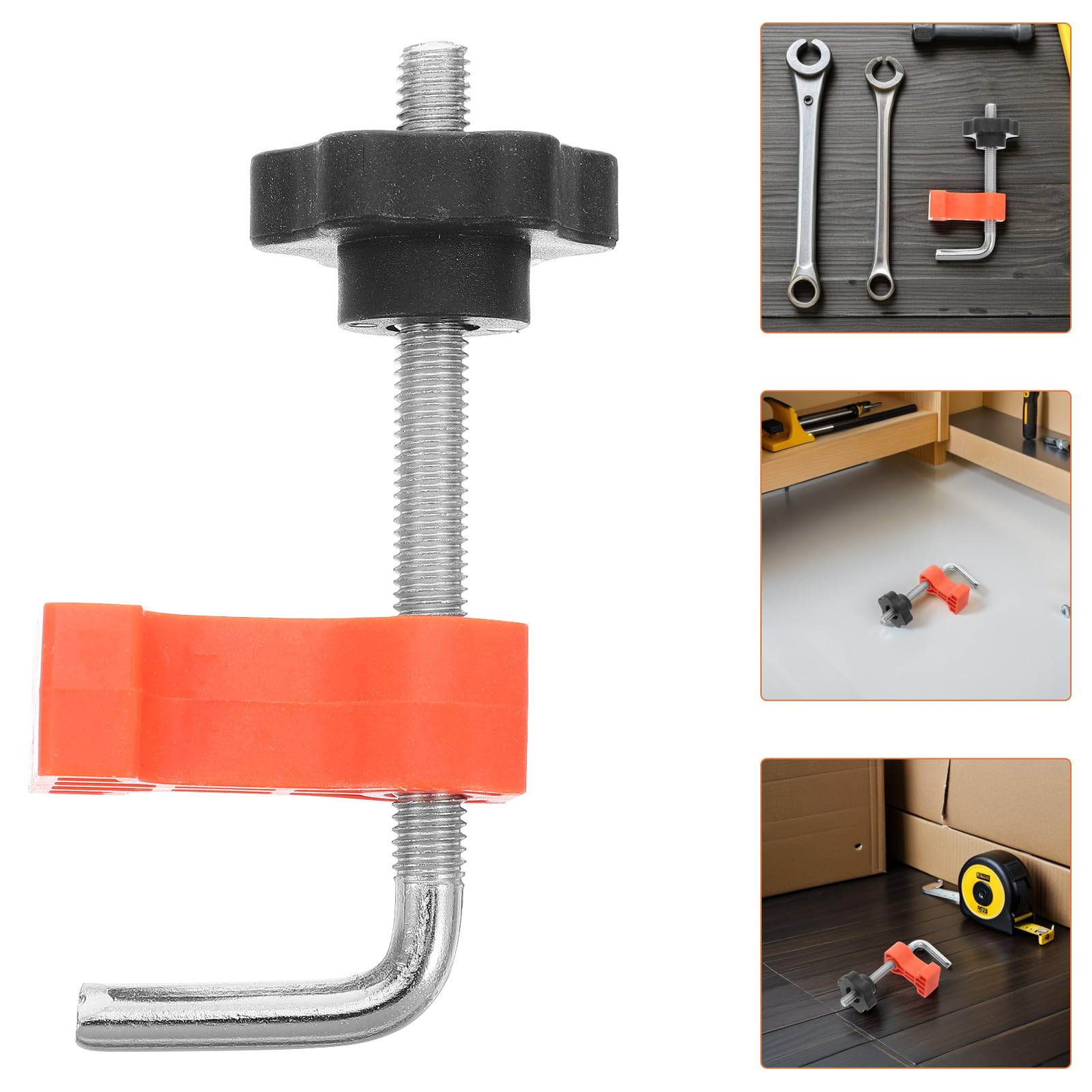 Lot de 12 Pinces à Angle Droit en Plastique pour Fixation de Dalles en Granit et Marbre, Outils de Positionnement Précis