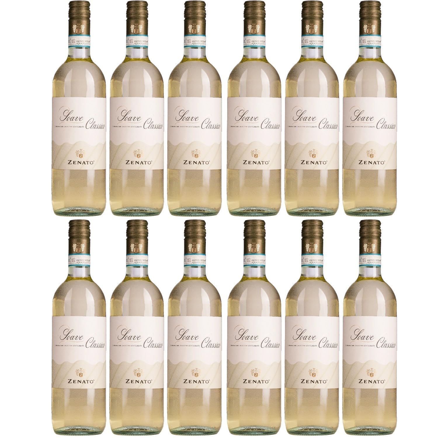 Zenato Soave Classico Weisswein Weiss trocken Italien inkl. FeinWert E-Book (12 x 0,75l)