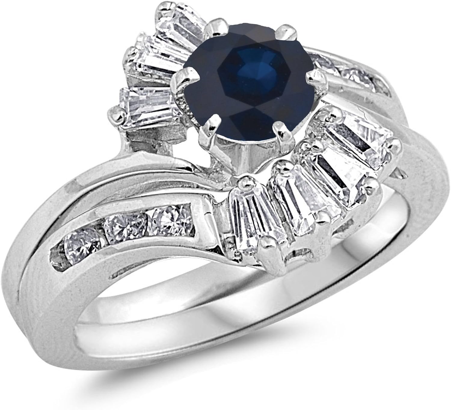 CHOOSE YOUR COLOR Sterling Silver Round Ring