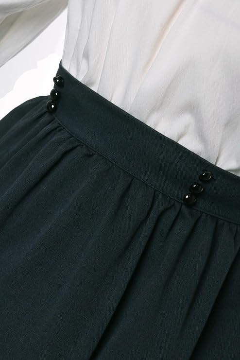 Edwardian Dress for Women 1900s Long Sleeve Victorian Two-piece Shirt Skirt Suit