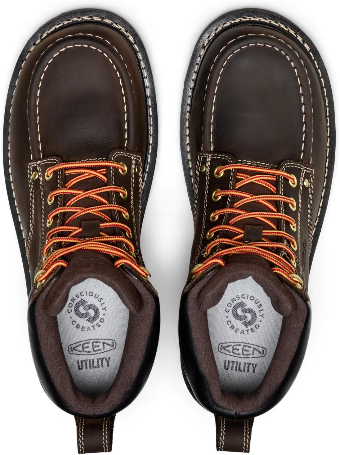 KEEN Utility Men's Cincinnati 6” Composite Toe Waterproof 90 Degree Heel Heavy Duty Work Boots