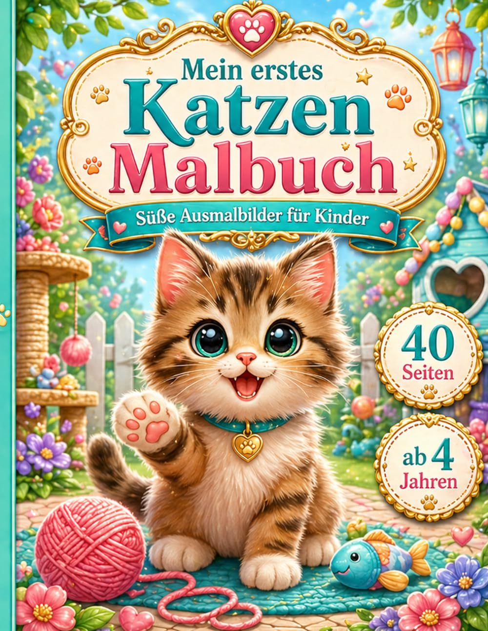 Mein erstes Katzen Malbuch