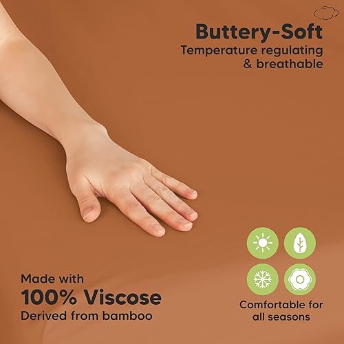 Miniatura 3 de Pack and Play Sábanas bajeras, paquete de 2 sábanas para cuna de tamaño mini  Pack N Play, sábana bajera orgánica para cuna para colchón de paquete