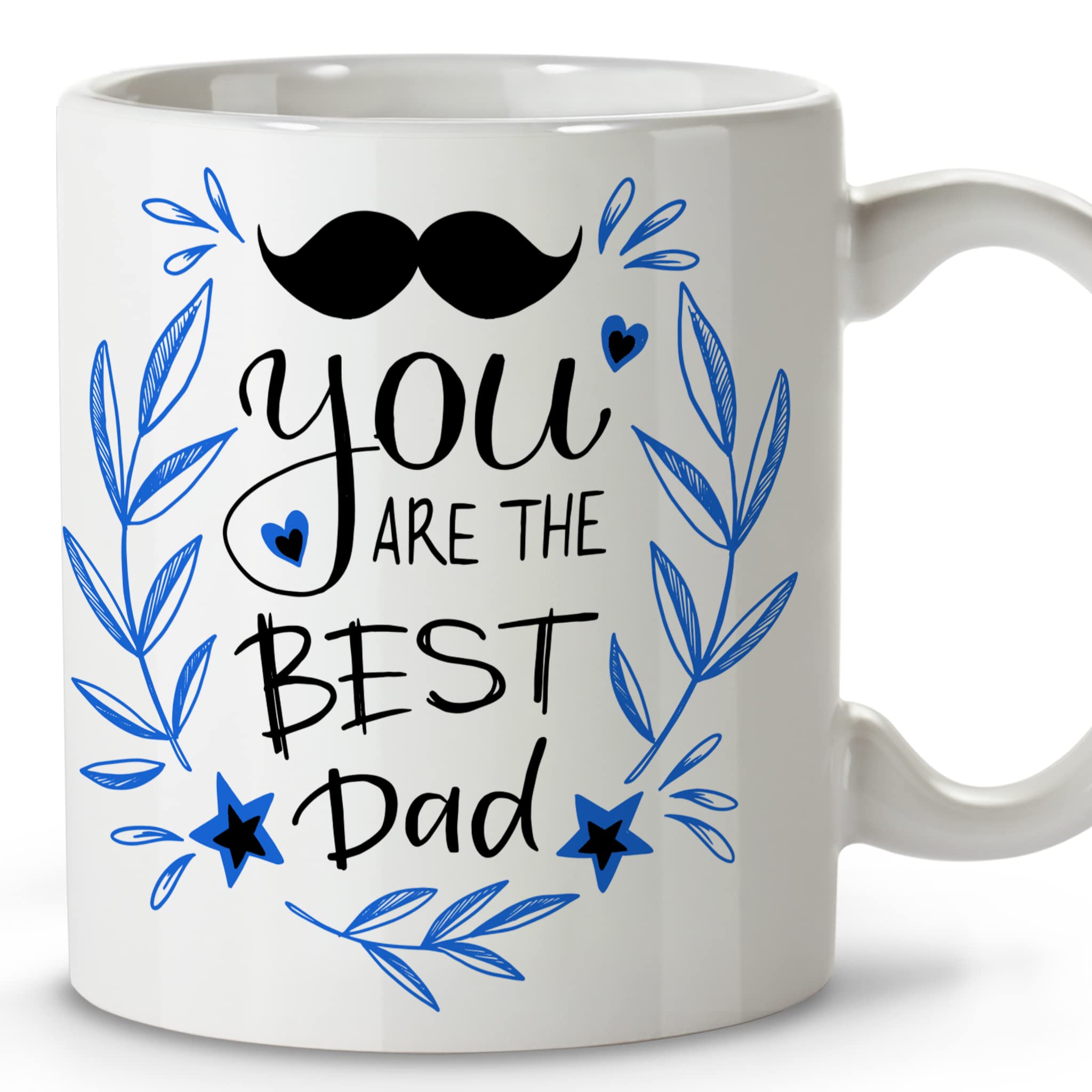 Mugs for Parents. Funny Mugs. Original Breakfast Mugs. Ceramic Mug 330 ml. Gifts with phrases. You are the best - Image 2