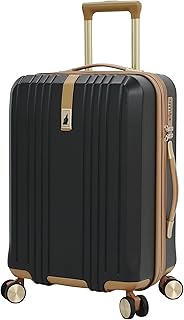 London Fog Southbridge 50.8cm(20인치) 휴대용 확장 가능한 스피너 HS, 블랙