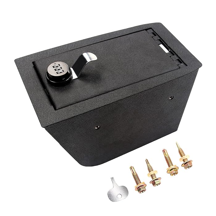Buy Wofins Console Safe with 3 Digit Combo, Center Console Organizer