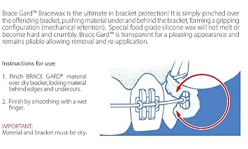 Orthodontic Silicone Wax For Braces ~ With Mirror