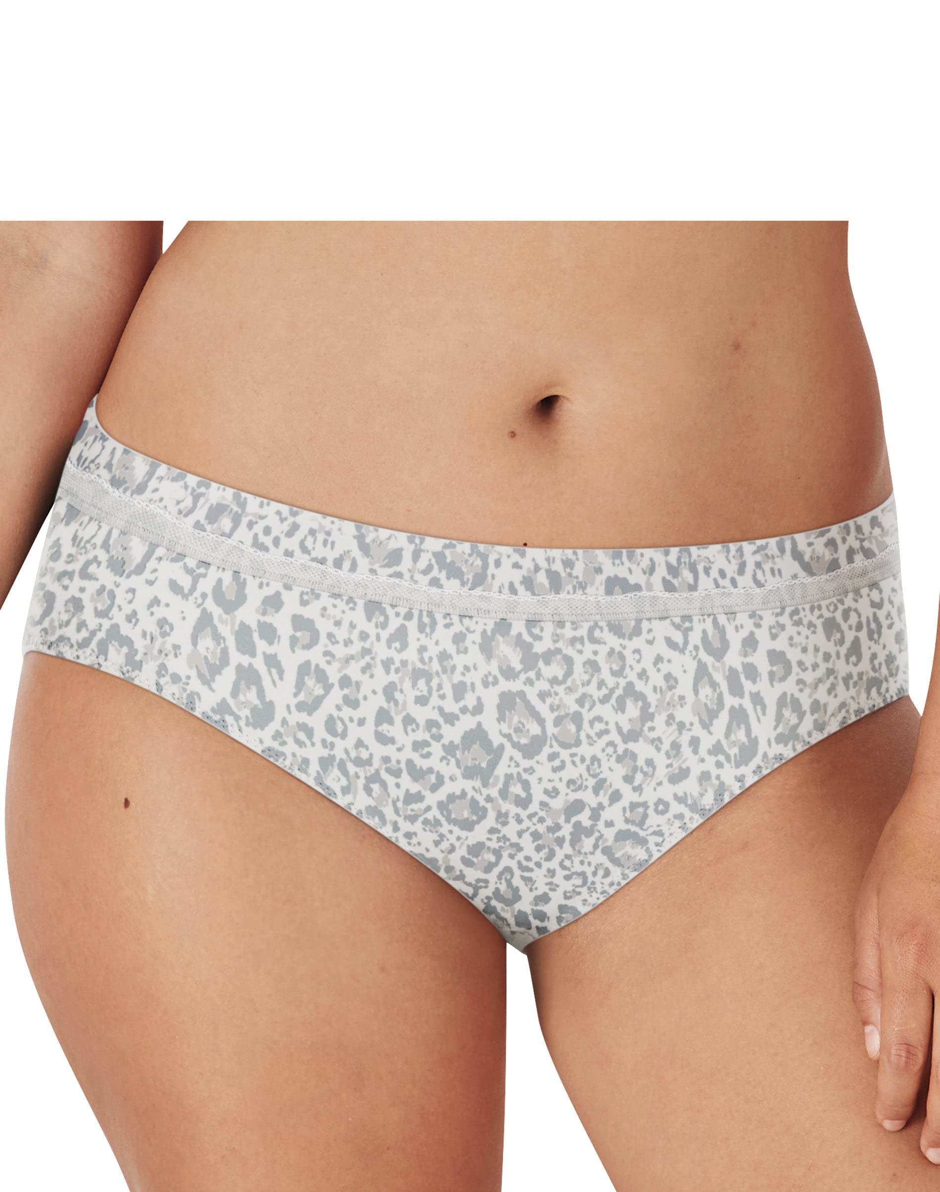 Bikini en microfibre Bali One Smooth U motif léopard gris taille L