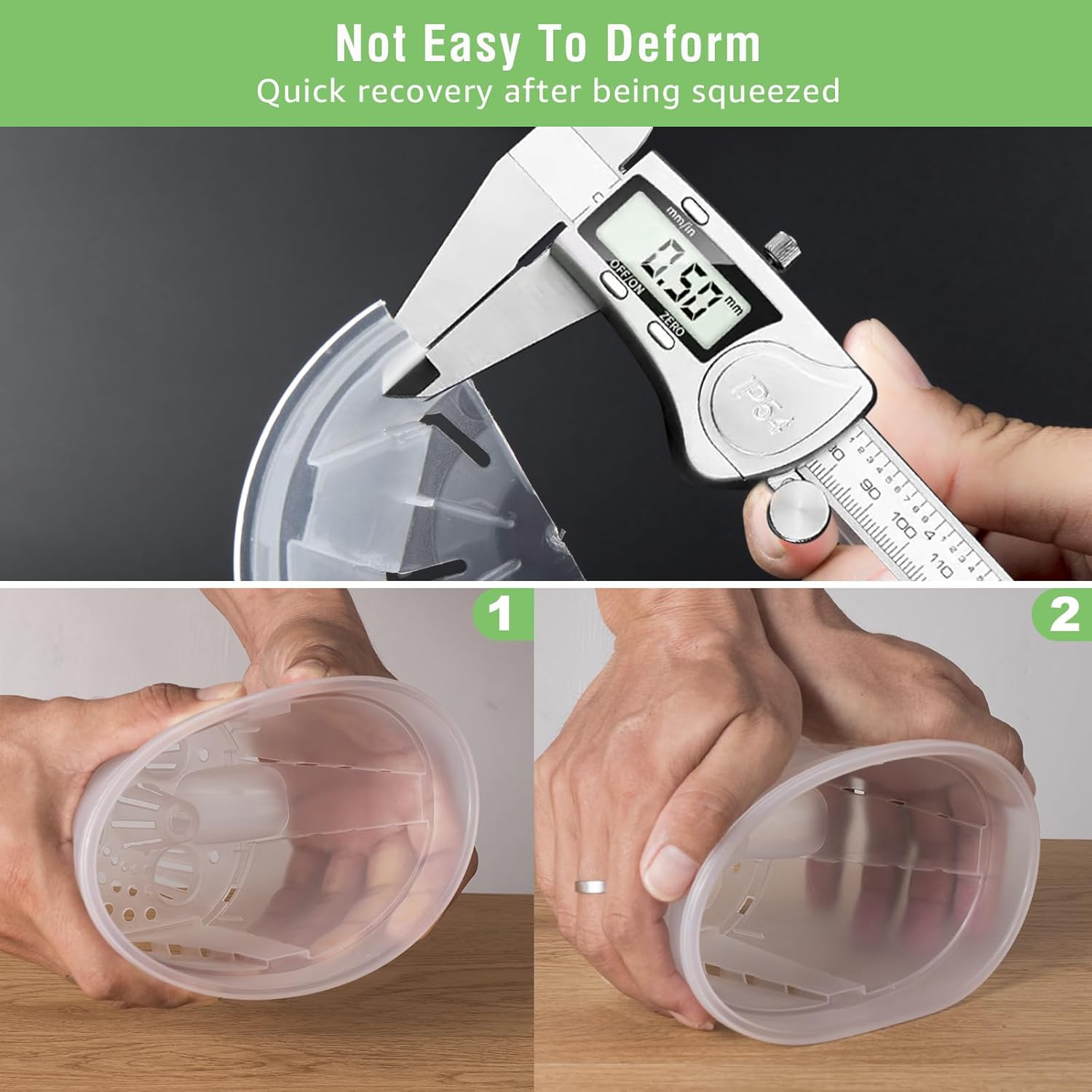 GREENPARA 5-Inch Self-Watering Plant Pots - 10-Pack Clear Plastic Planter with Deep Reservoir, Drainage Holes for Indoor Outdoor Gardens, Herbs, Succulents, and Flowers - Image 6