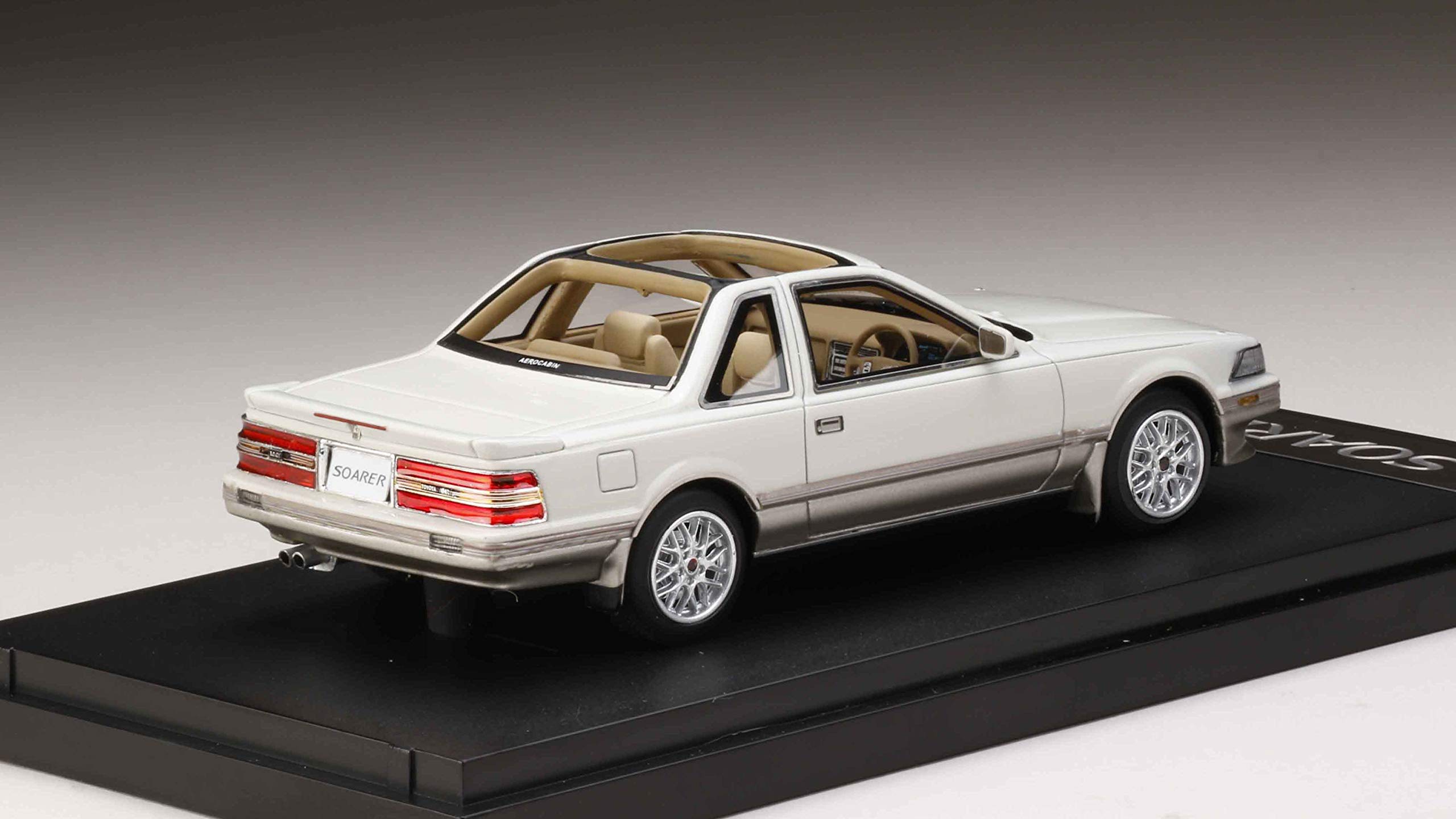 トヨタソアラ3.0エアロキャビン　マーク43クリスタルホワイト1/43ミニカー Amazon | MARK43 1/43 トヨタソアラ 3.0GT エアロキャビン カスタム