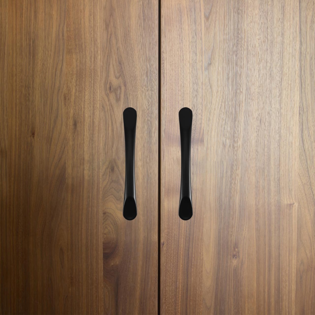 Black Cabinet Handle 4.01 Inch Drawer Pulls for Kitchen Cupboard Wardrobe Door Hardware with Easy DIY Installation and Modern Design