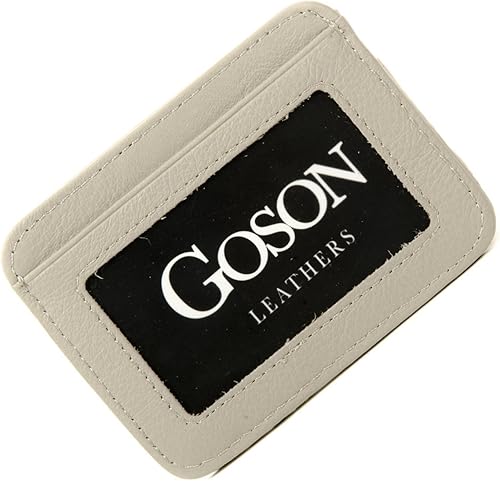 Miniatura 9 de Goson - Cartera de piel para hombre con clip magnético