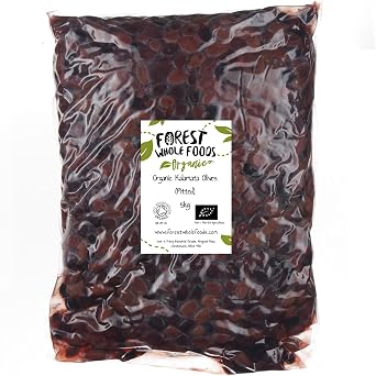 Organic Pitted Kalamata Olives 5kg | Forest Whole Foods