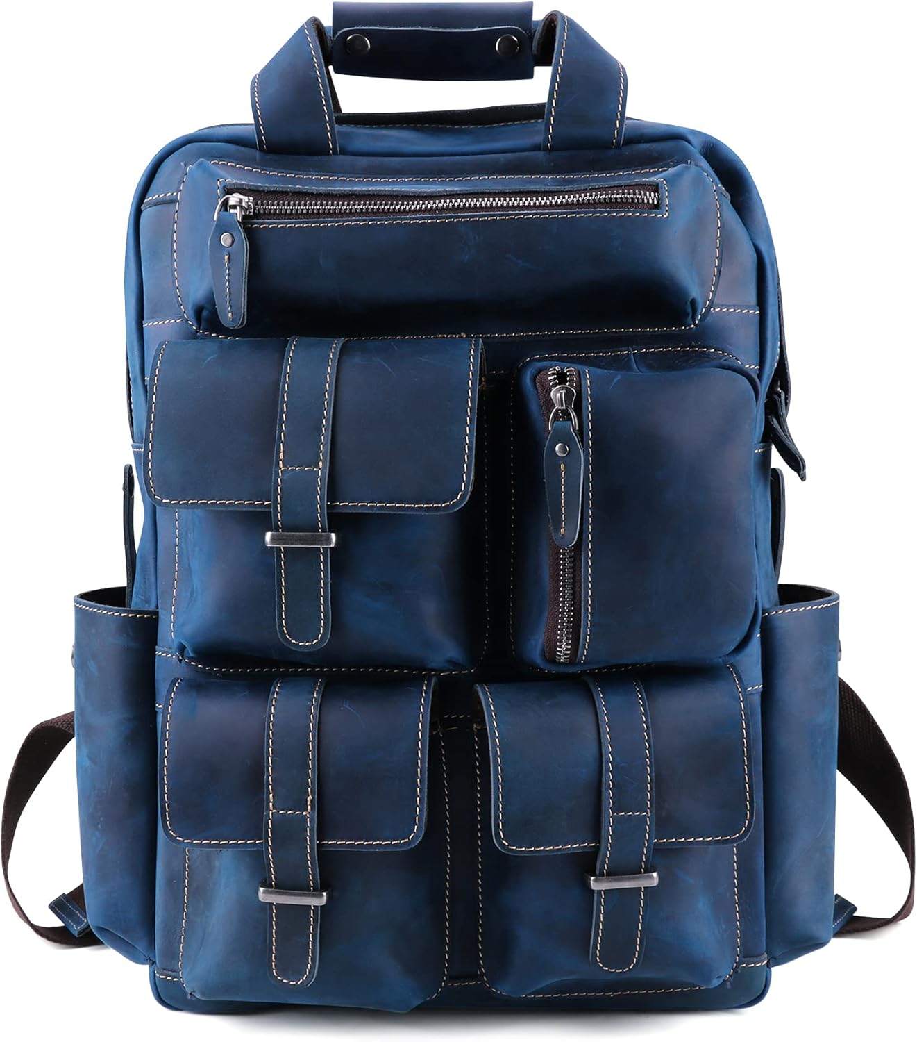 european leather backpack