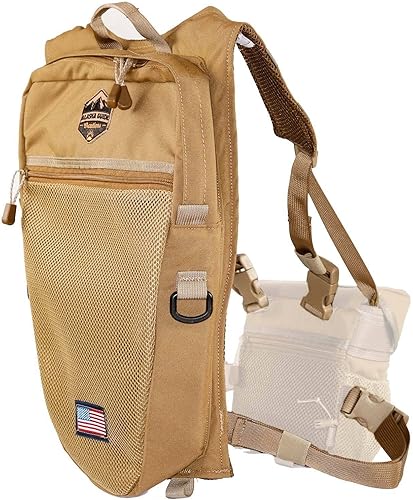 Miniatura 3 de Alaska Guide Creations Stalker Camo - Paquete de hidratación  Se adapta a la vejiga AGC de 3L  Mochila de exploración con arnés binocular (MultiCam)