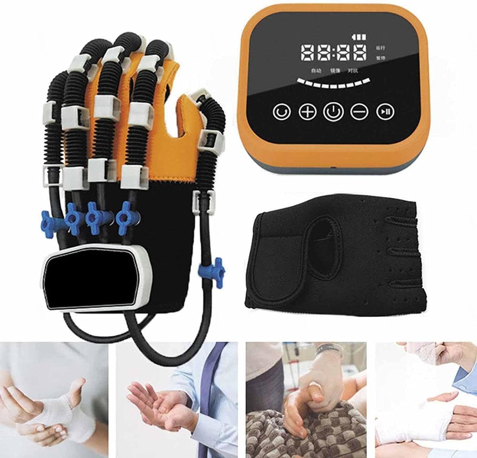 Disabilità Aids Riabilitazione Attrezzature Recupero Funzione Mano Emiplegia Ictus Aiutare Paziente con Disfunzione Mano a Svolgere Autonomamente La Riabilitazione,Right-L