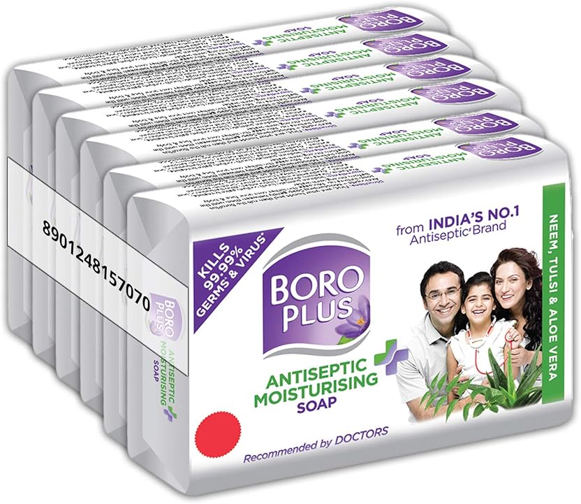Boroplus Antiseptic And Moisturising Bathing Soap (Pack of 6)