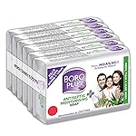 Boroplus Antiseptic And Moisturising Bathing Soap With Aloe Vera, Neem And Tulsi | 99.9% Germ And Virus Protection | For Smooth, Soft & Nourished Skin, 125G (Pack Of 6)