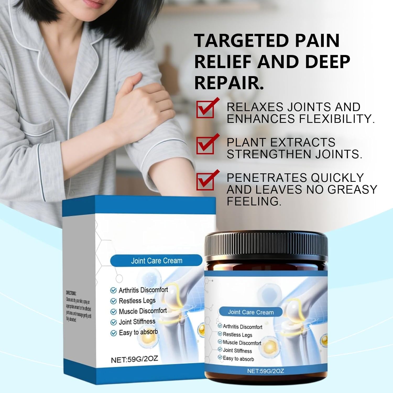- Healing Joint Cream, Ultra Strength Bone Joint Healing Cream, Complex Soothing , Effectively Improve discomfort and Enhance Mobility, for Back, Neck, Hands, Knee, 59G/2FL.OZ (5 Jars) : Amazon.ca: Health & - Healing Joint Cream, Ultra Strength Bone Joint Healing Cream, Complex Soothing , Effectively Improve discomfort and Enhance Mobility, for Back, Neck, Hands, Knee, 59G/2FL.OZ (5 Jars) : Amazon.ca: Health &