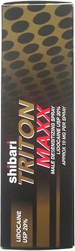 Miniatura 4 de Triton Maxx de Shibari Fórmula mejorada Rociador masculino para quitar la sensibilidad Posee lidocaína UPS 20 La concentración más potente de