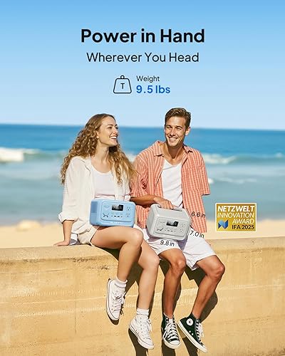 Miniatura 2 de BLUETTI Elite 30 V2 - Estación de energía portátil, batería de reserva LiFePO4 de 288 Wh, 600 W, toma de corriente alterna (elevación de potencia de