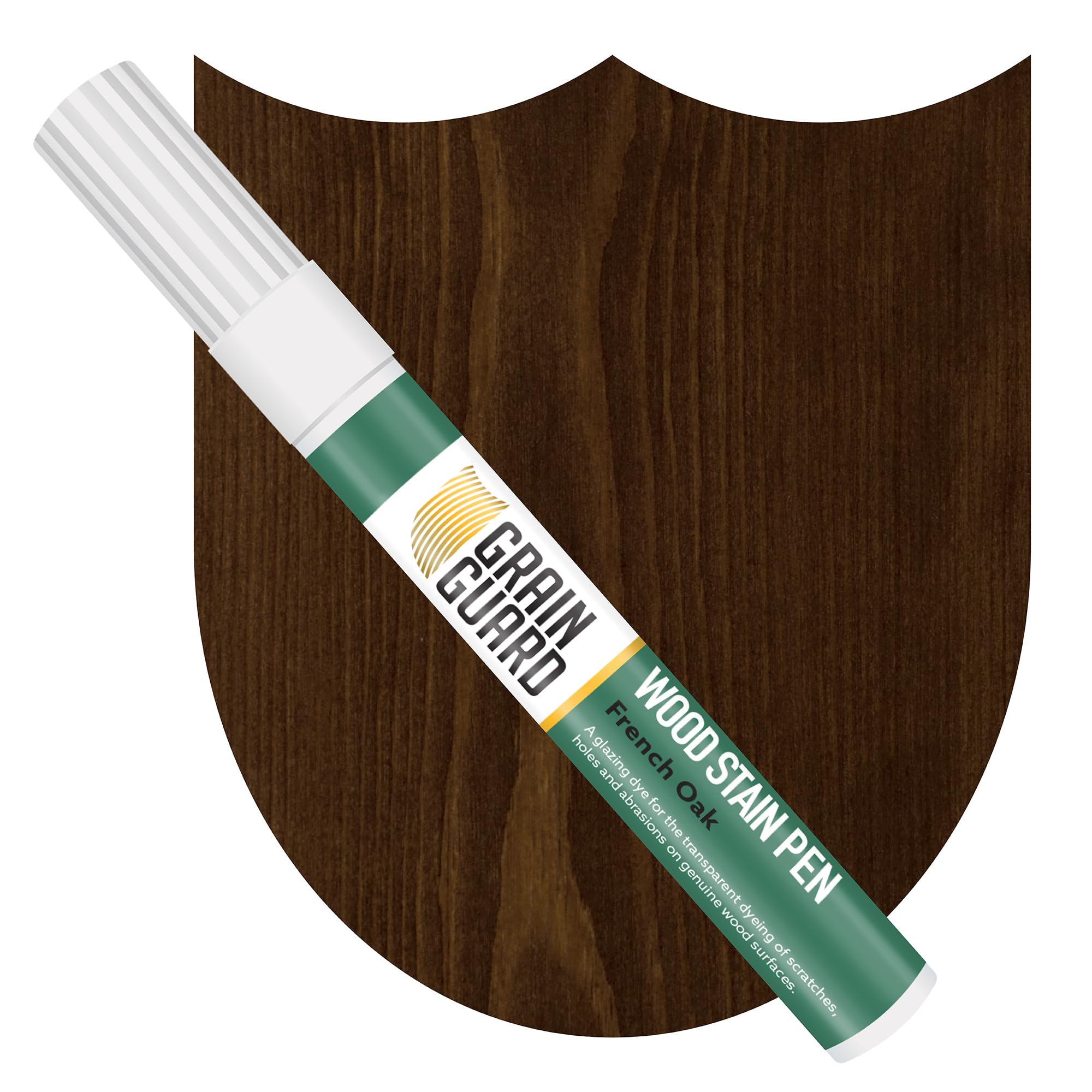 GRAIN GUARD Wood Stain Touch-Up Marker Pens | FRENCH OAK | For Touching Up & Staining Scratches, Scuffs, Marks & Dents | Ideal For Wooden Floors, Furniture, Doors, Windows | Fast Drying & Waterproof