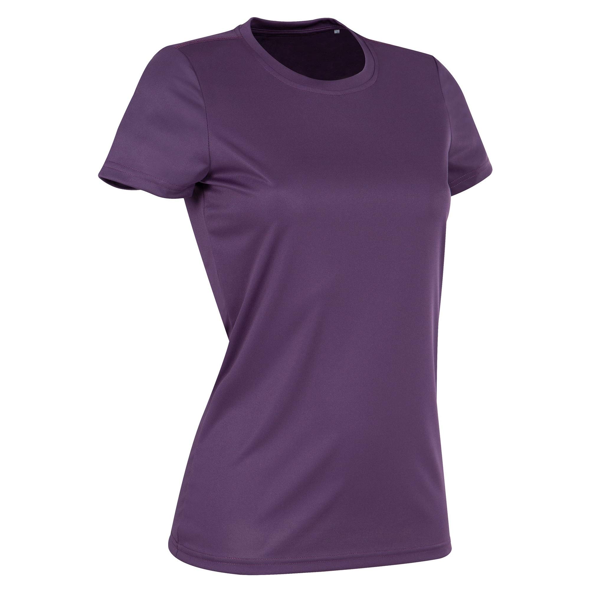 Stedman Apparel Women's Active Sports-T/ST8100 Sports Shirt, Purple (Deep Berry), Size 16 (Size:X-Large)