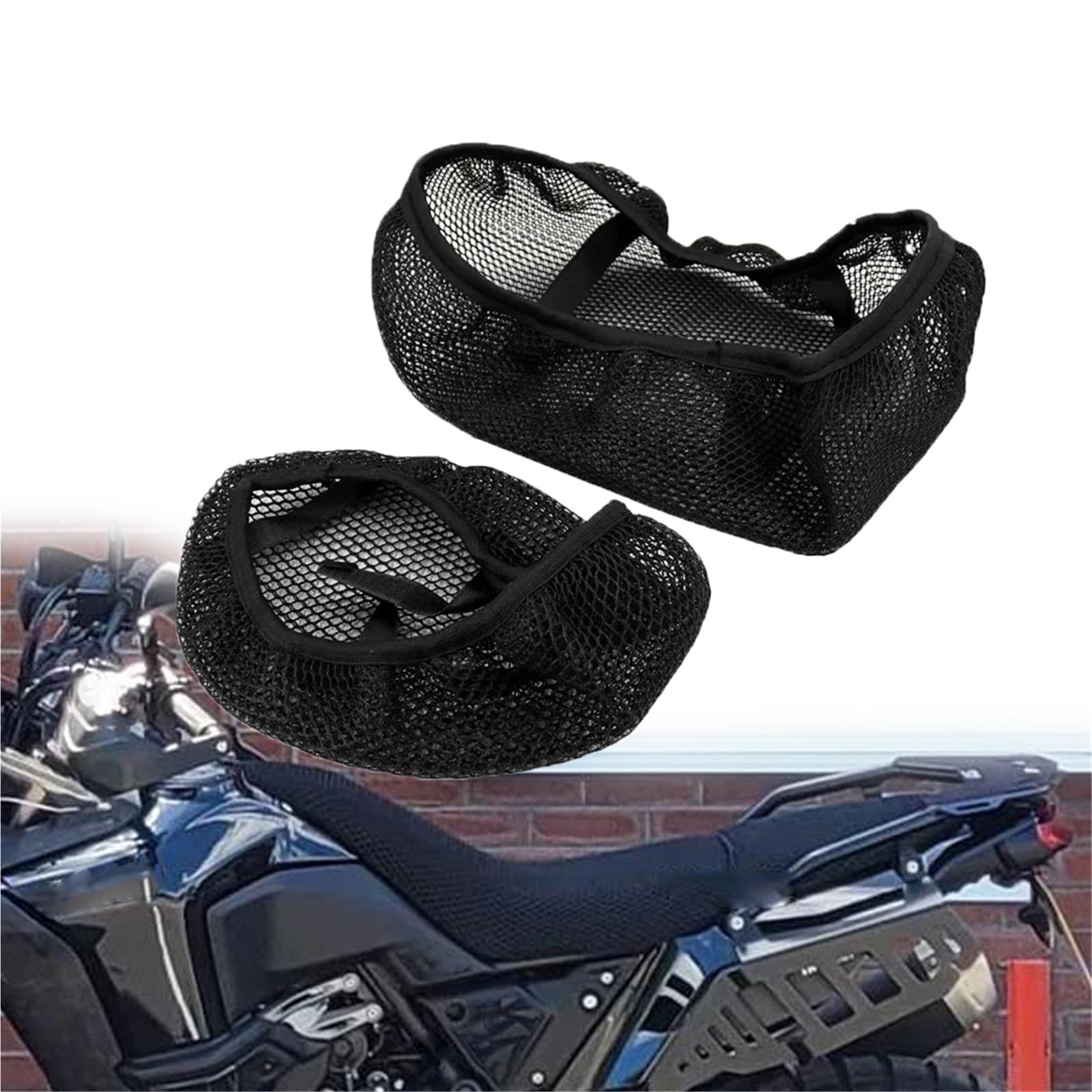 Funda de asiento 3D Airflow para Yamaha Tenere 700 World Raid accesorios 6