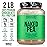 NAKED Chocolate Pea Protein Isolate from North American Farms, Only 3 Ingredients, Chocolate Vegan Protein, Gluten-Free, Soy Free, GMO Free - 2LB