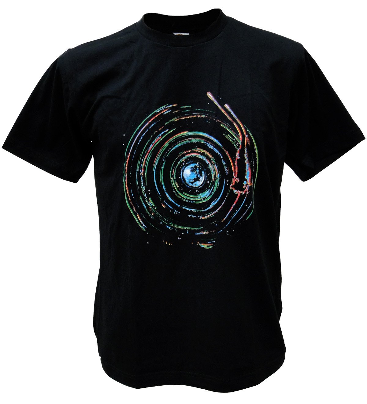 Tshirtmystyle- Turntable Universe Space Music Graphic novelty Men T-shirt