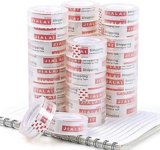 32 Rolls Transparent Tape Refills,Clear Tape for Dispenser,3/4 x 1200 Inches,Clear Gift Wrapping Tape Refill Rolls for Off...