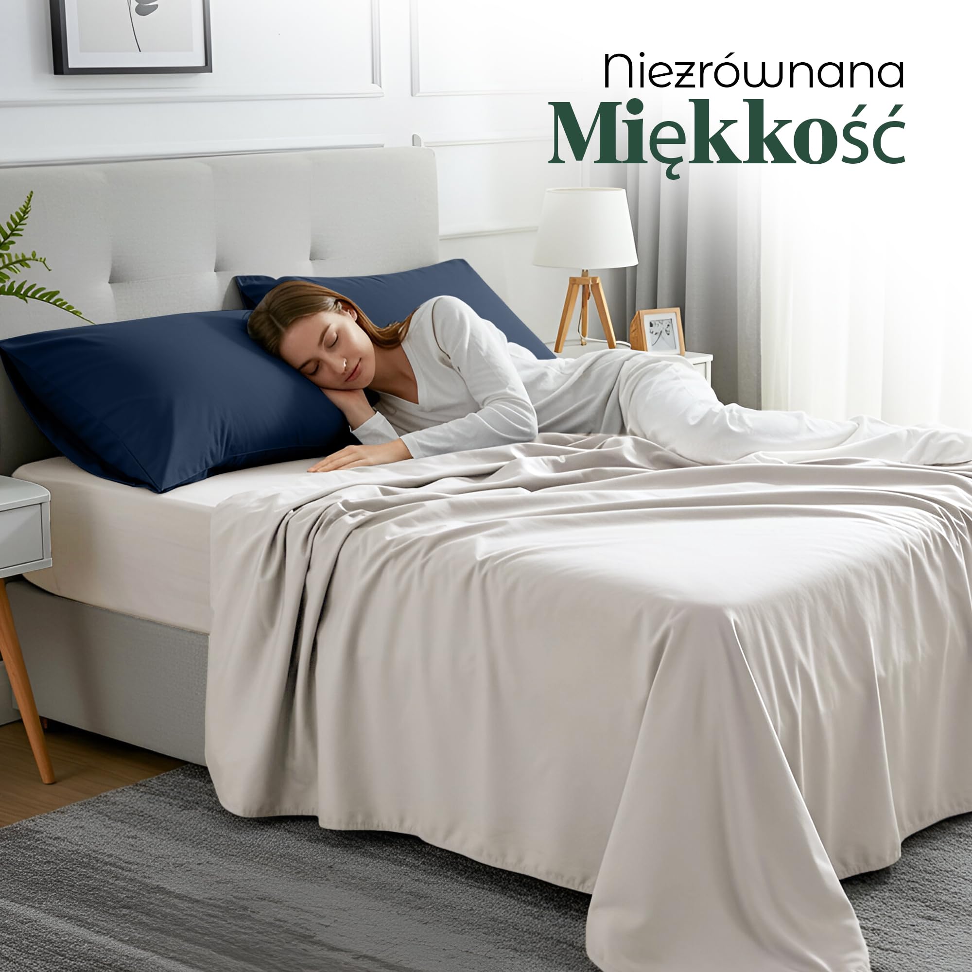 Utopia Bedding - Poszewka Na Poduszkę 50 x 75 cm - Zestaw 4-100% Poliester - Miękka Szczotkowana Mikrofibra - Poszewki Odporne Na Kurczenie I Blaknięcie - Granatowy