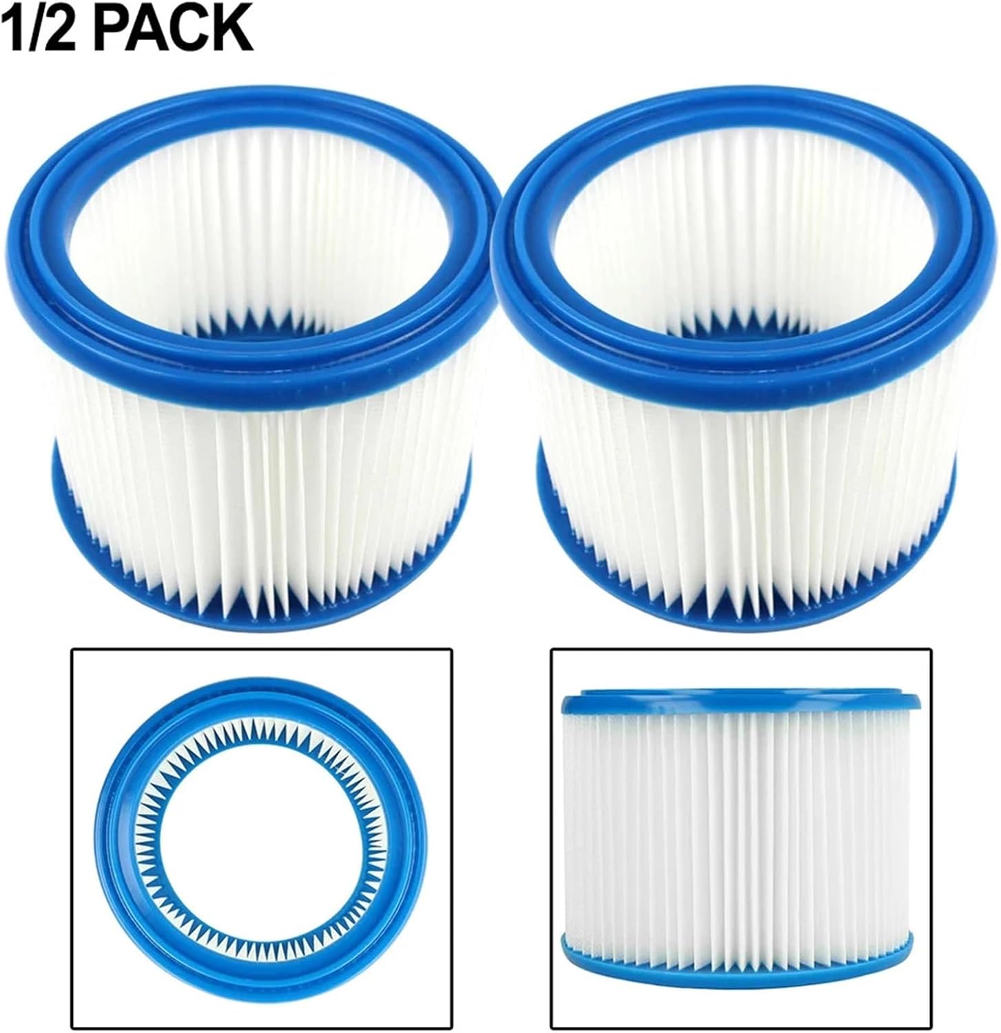 Round Filter Replaces, Compatible For Bosch, GAS 20 L SFC, GAS 1200 L 2607432024 Filters Vacuum Cleaner Accessories Filter Element