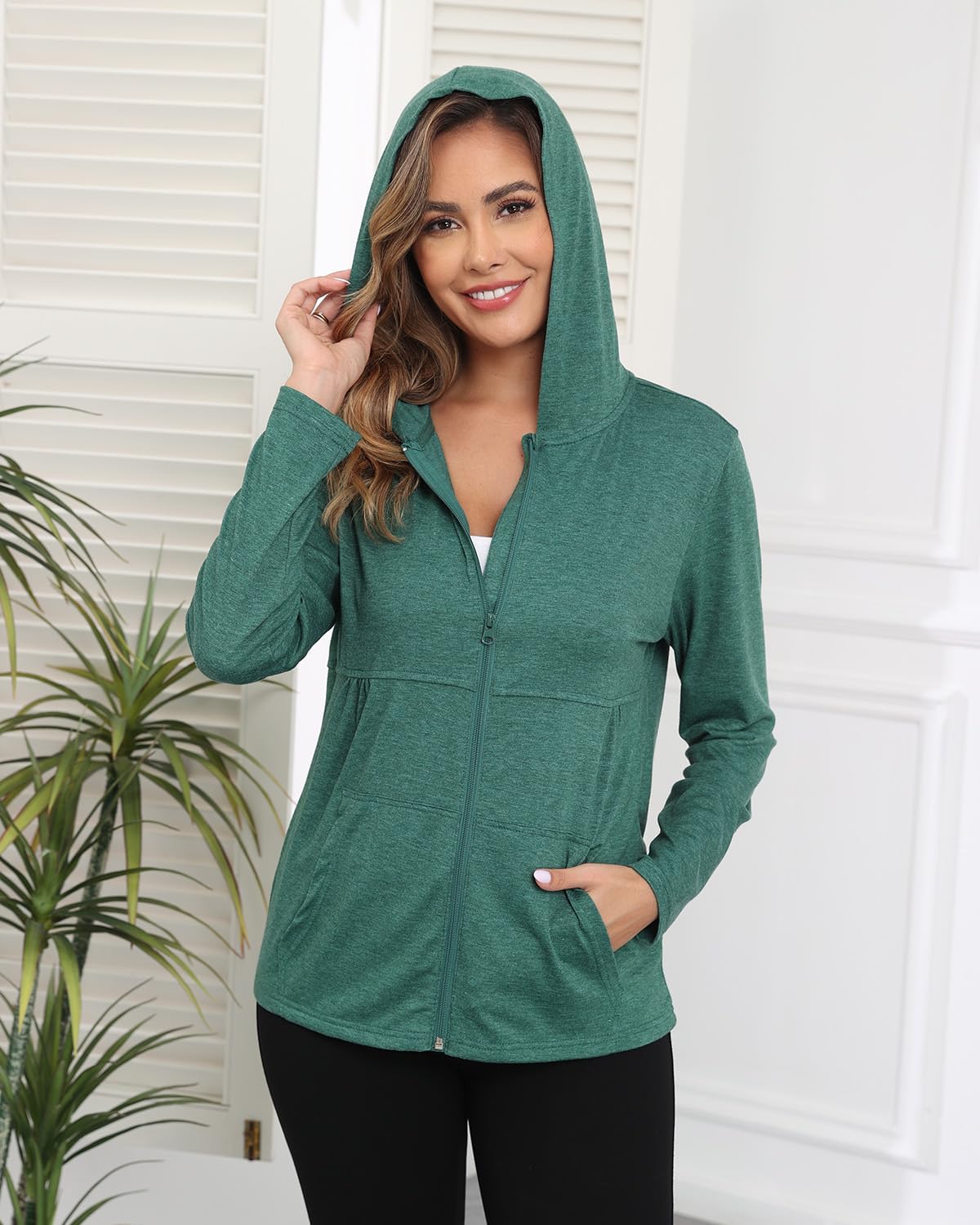 Mastectomy Recovery Hoodie with Drain Pockets Post Surgery Sweatshirt Breast Mastectomy Must Haves Zip Up Shirts